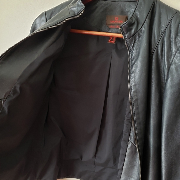 DANIER LEATHER MOTO JACKET 🖤 - Picture 4 of 7